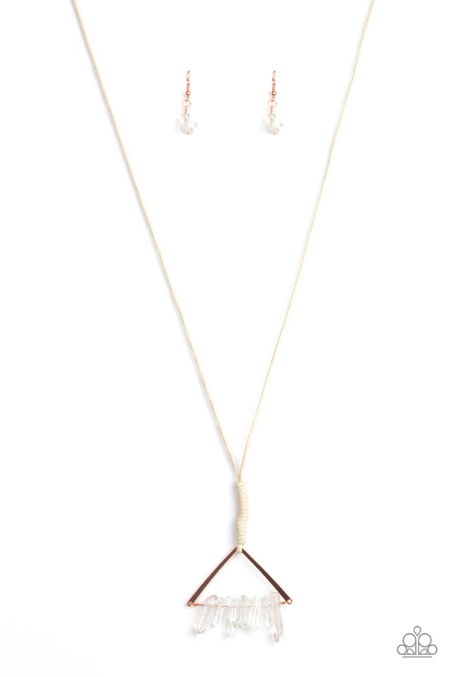 Raw Talent - Copper Paparazzi Necklace