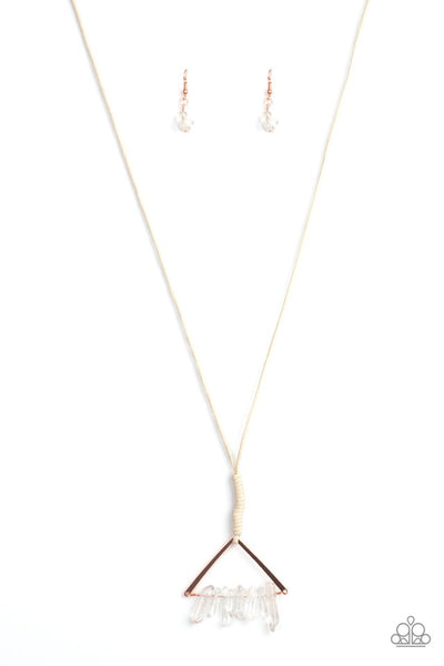 Raw Talent - Copper Paparazzi Necklace