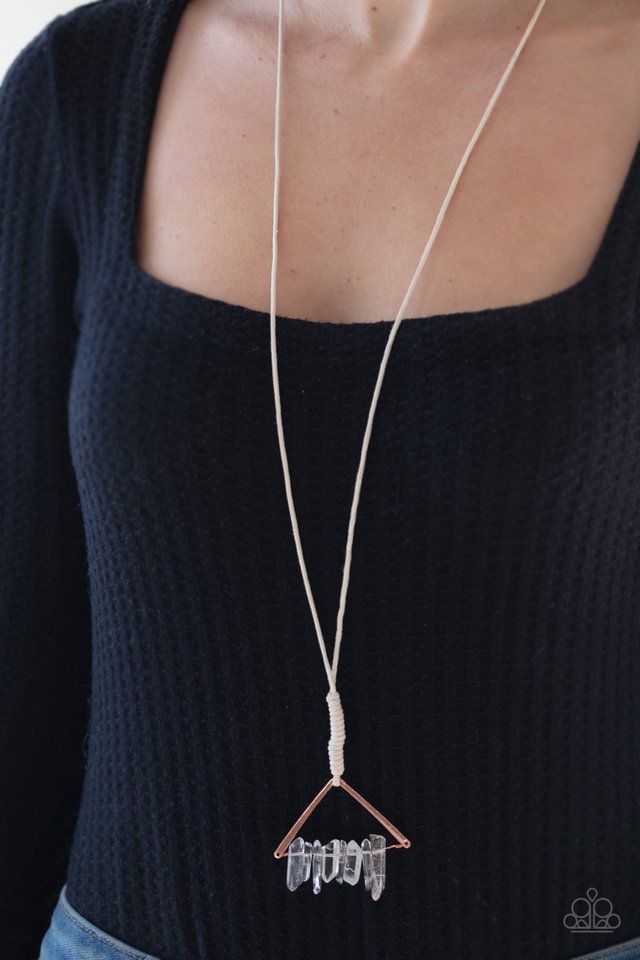 Raw Talent - Copper Paparazzi Necklace