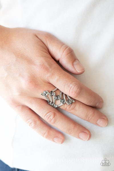 Majestic Marvel - Silver Paparazzi Ring