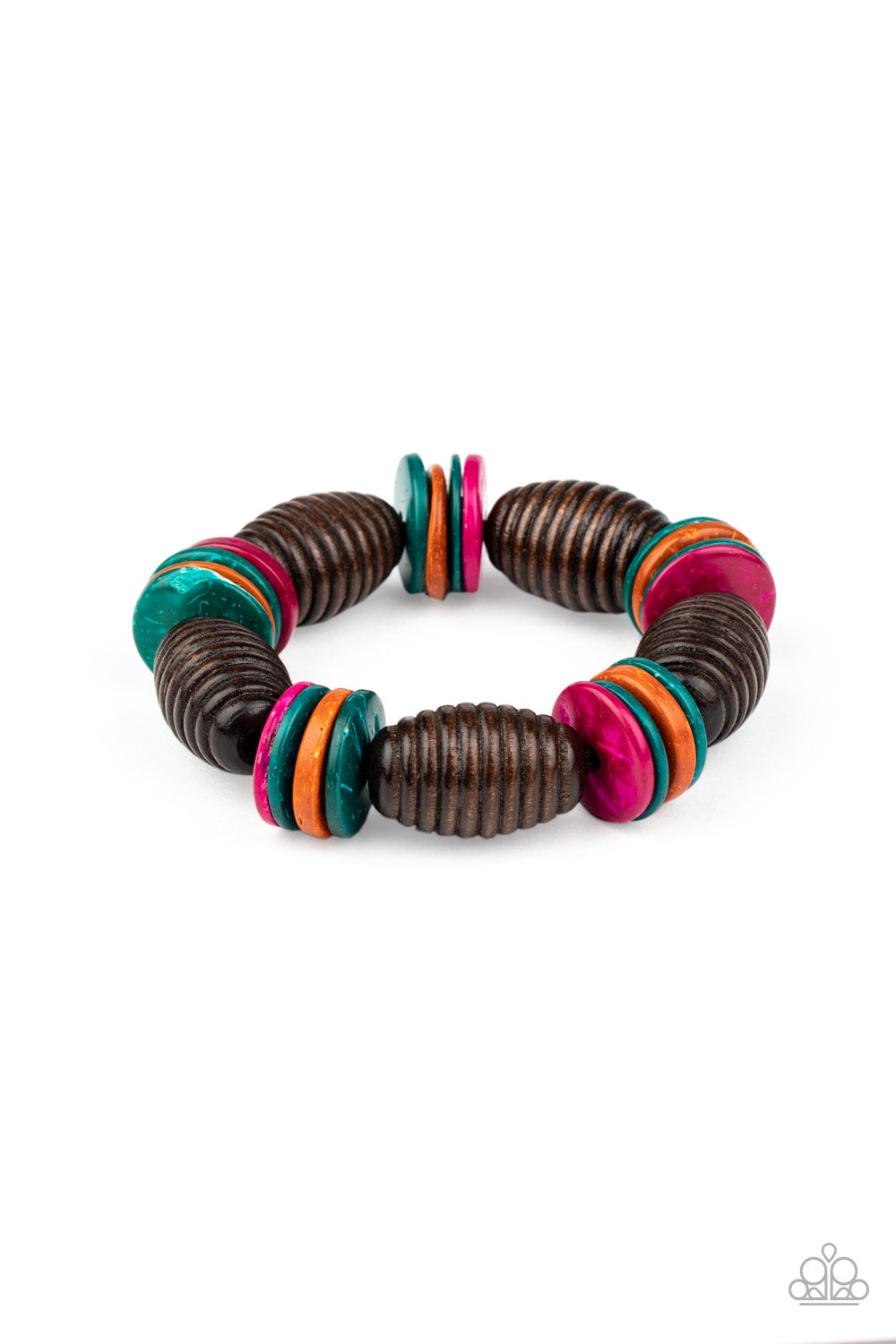 Caribbean Castaway - Multi Paparazzi Bracelet (#3065)