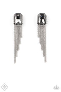 Save for a REIGNy Day - Silver Paparazzi Fashion Fix Earrings Jan 2021
