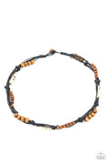 Tiki Tour - Black Paparazzi Urban Necklace