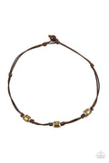 Renegade Ranger - Brown Paparazzi Men's Urban Necklace