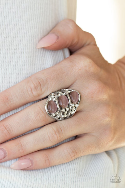 Underrated Shimmer - Purple Paparazzi Ring