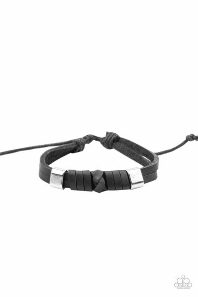 Drifter Decor - Black Paparazzi Urban Bracelet (PZ-765)