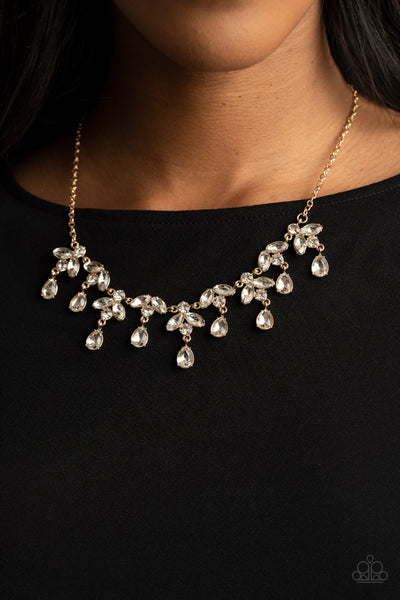 Vintage Royale-Paparazzi Life of the Party March 2021 Necklace-Gold