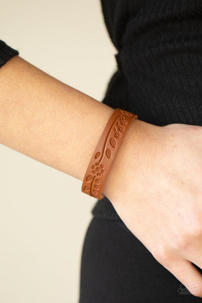 Rural Equinox - Brown Paparazzi Bracelet (W184)