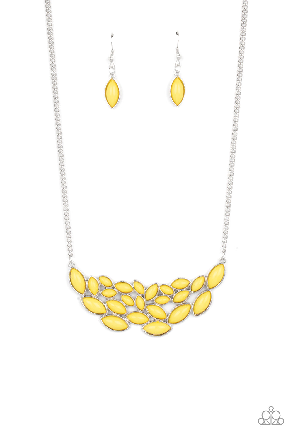 Eden Escape - Yellow Paparazzi Necklace (#3496)