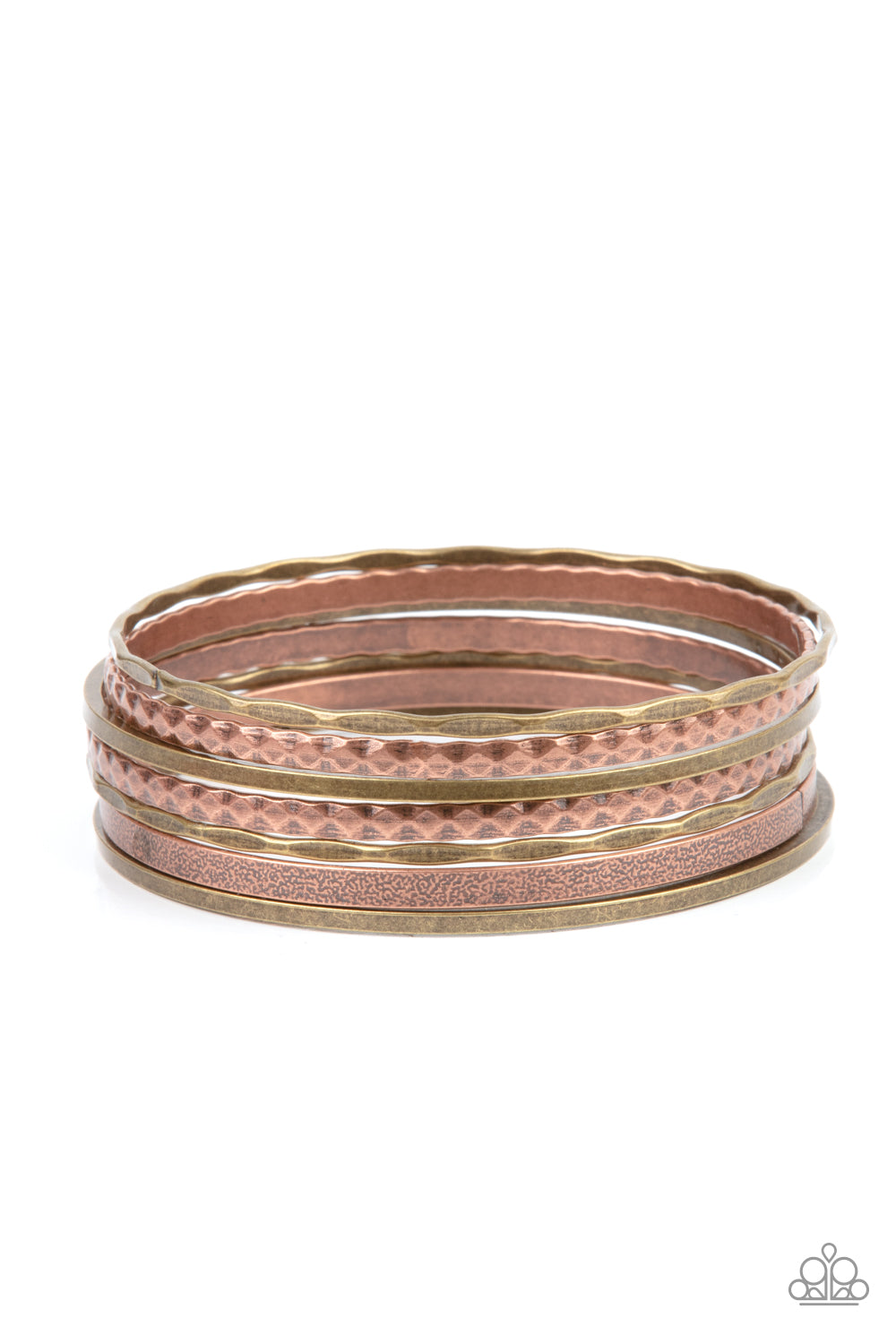 How Do You Stack Up? - Multi Paparazzi Bracelet (PZ-3416)