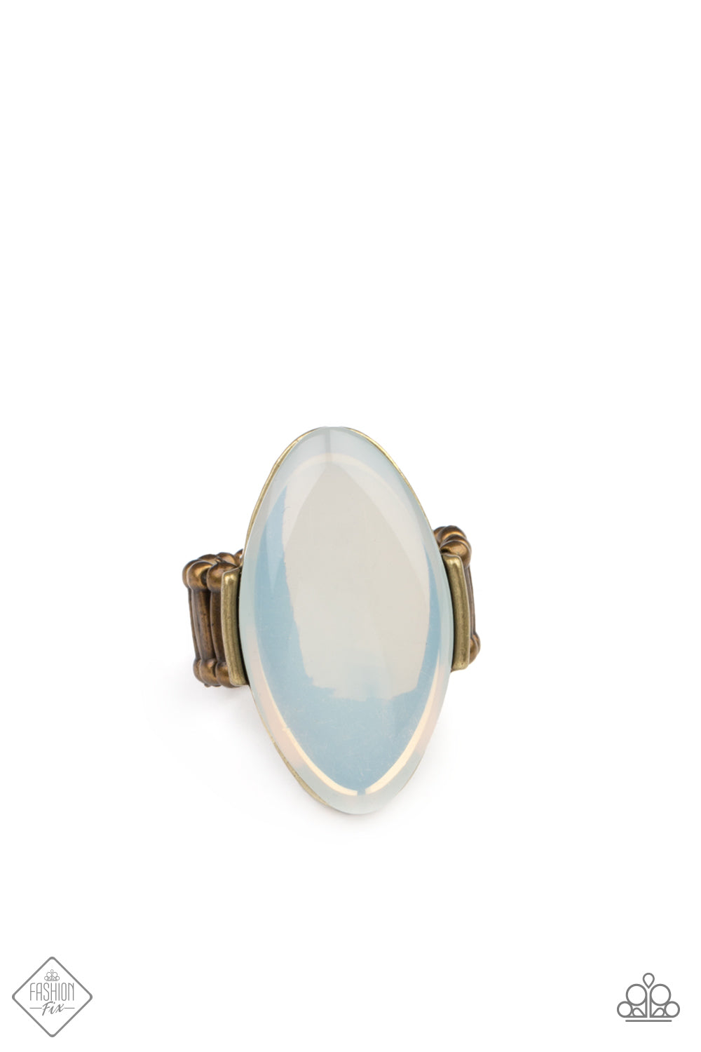 Opal Odyssey Brass Paparazzi Fashion Fix Ring May 2021 (FF099)