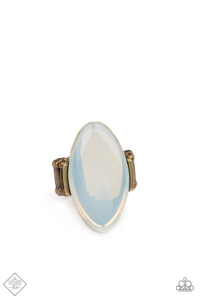 Opal Odyssey Brass Paparazzi Fashion Fix Ring May 2021 (FF099)