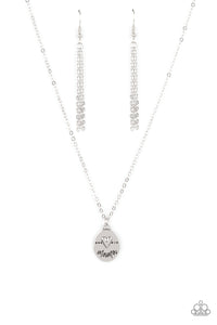 They Call Me Mama - Silver Paparazzi Necklace (#5255)