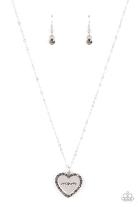 The Real Boss - Silver Paparazzi Necklace (#4427)