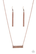 Living The Mom Life - Copper Paparazzi Necklace (PZ-565)