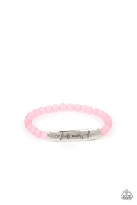 Family is Forever - Pink Paparazzi Bracelet (#3437)