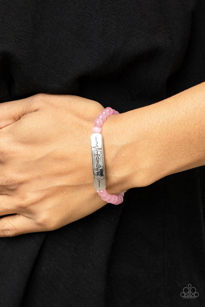 Family is Forever - Pink Paparazzi Bracelet (#3437)