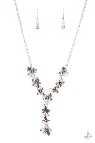 Fairytale Meadow - Purple Paparazzi Necklace (#3375)