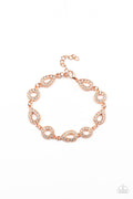 Royally Refined - Copper Paparazzi Bracelet (PZ-421)