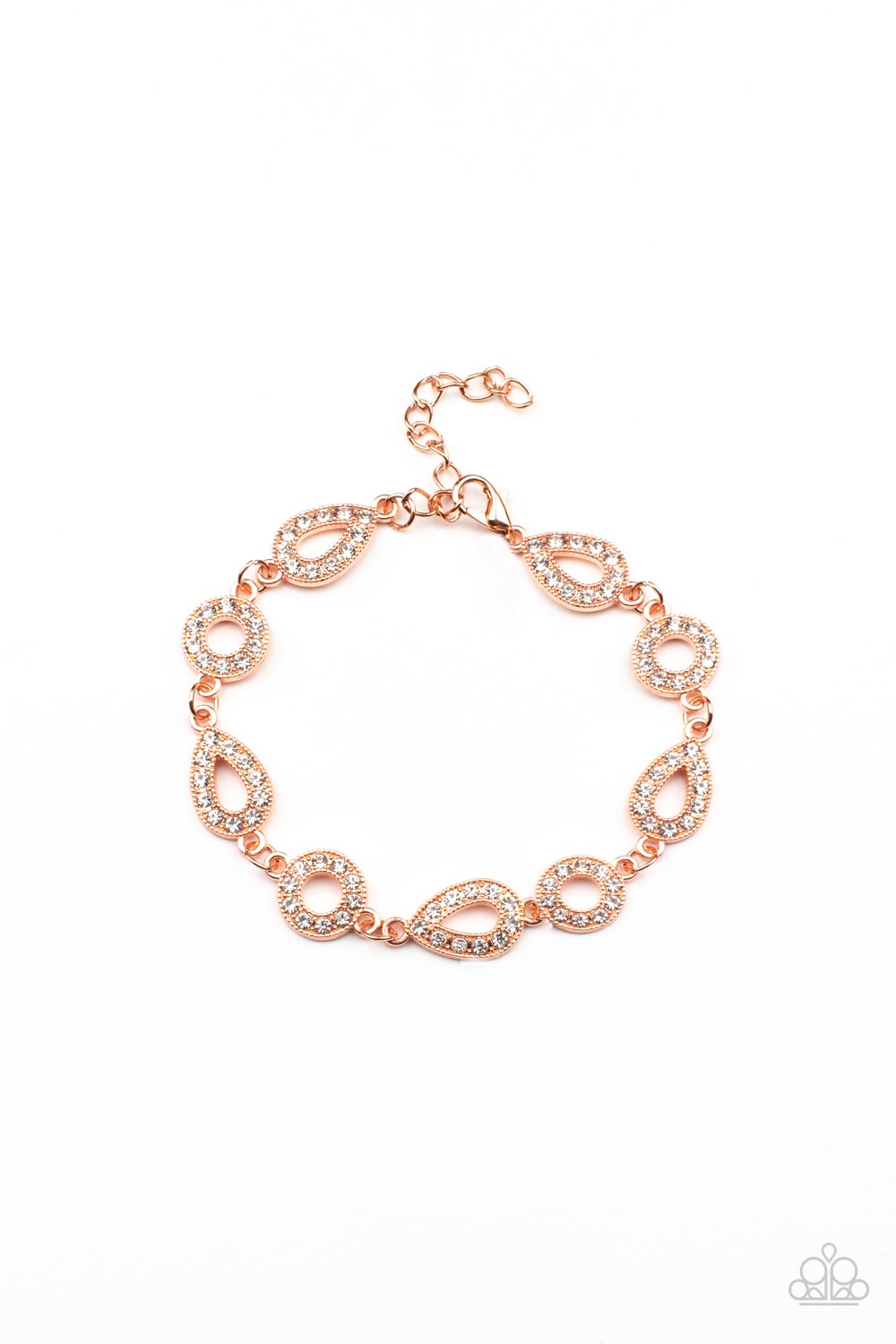 Royally Refined - Copper Paparazzi Bracelet (PZ-421)