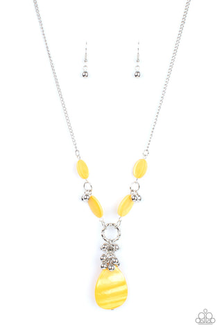 Summer Idol - Yellow Paparazzi Necklace (#4672)