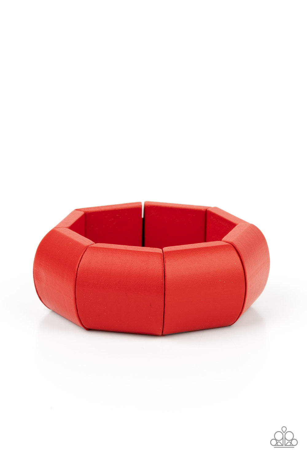 Coconut Cove - Red Paparazzi Bracelet (PZ-5435)