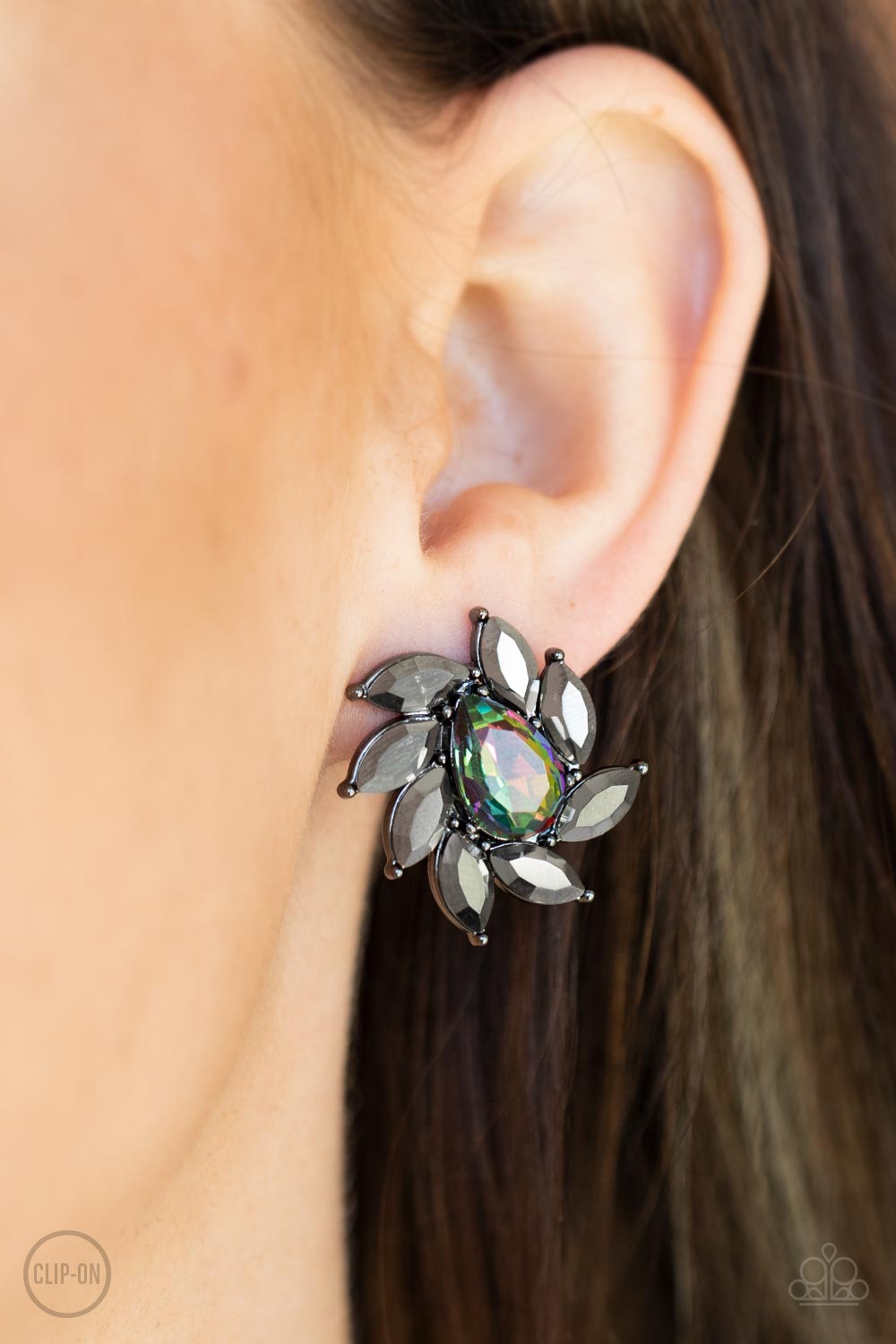 Sophisticated Swirl - Multi Paparazzi Earring (PZ-5088)