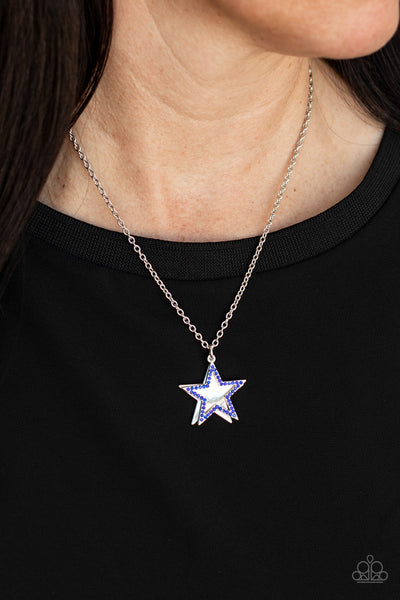 American Anthem - Blue Paparazzi Necklace