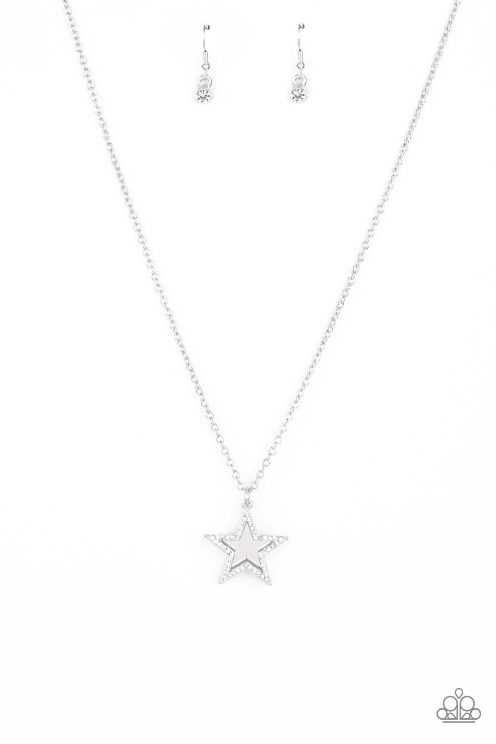 American Anthem - White Paparazzi Necklace (#1384)