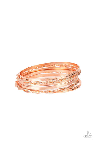 Sensational Shimmer - Copper Paparazzi Bracelet (#029)