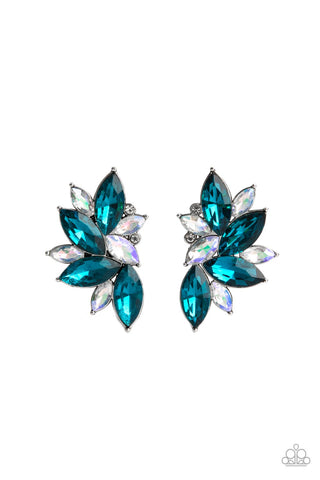 Instant Iridescence - Blue Paparazzi  Earring (#3418)