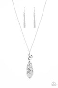 Artisan Abode - Silver Paparazzi Necklace (PZ-4786)