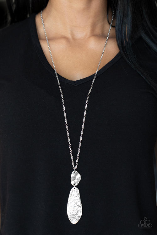 Artisan Abode - Silver Paparazzi Necklace (PZ-4786)