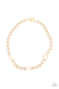 Explorer Exclusive - White Paparazzi Necklace (#3812)