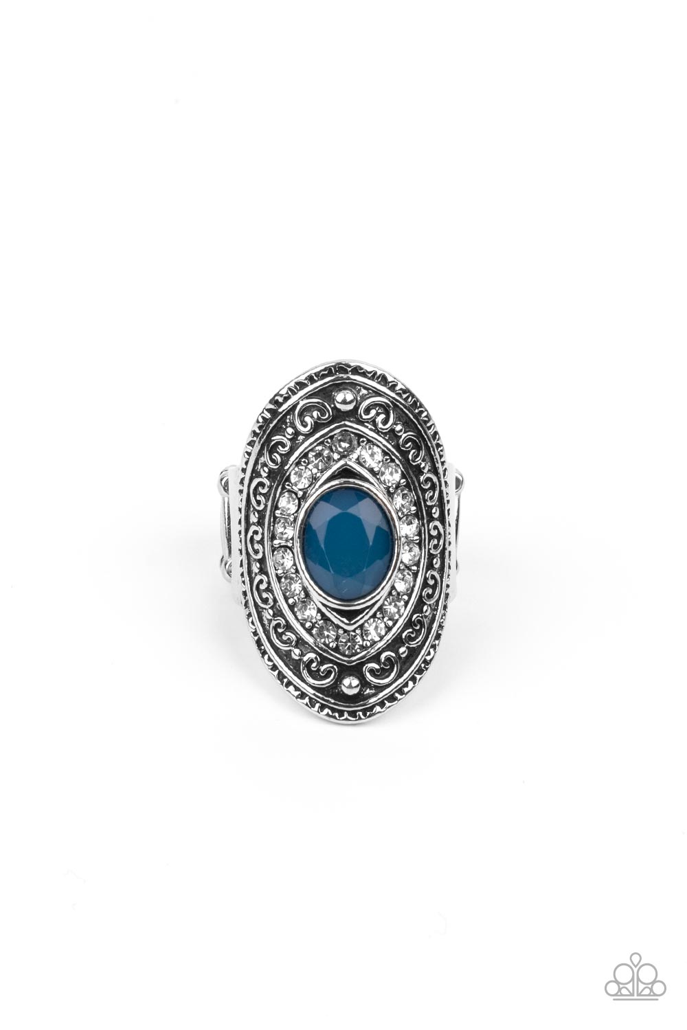 Entrancing Enchantment - Blue Paparazzi Ring (R105)