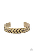 Ancient Archer - Brass Paparazzi Men's Bracelet