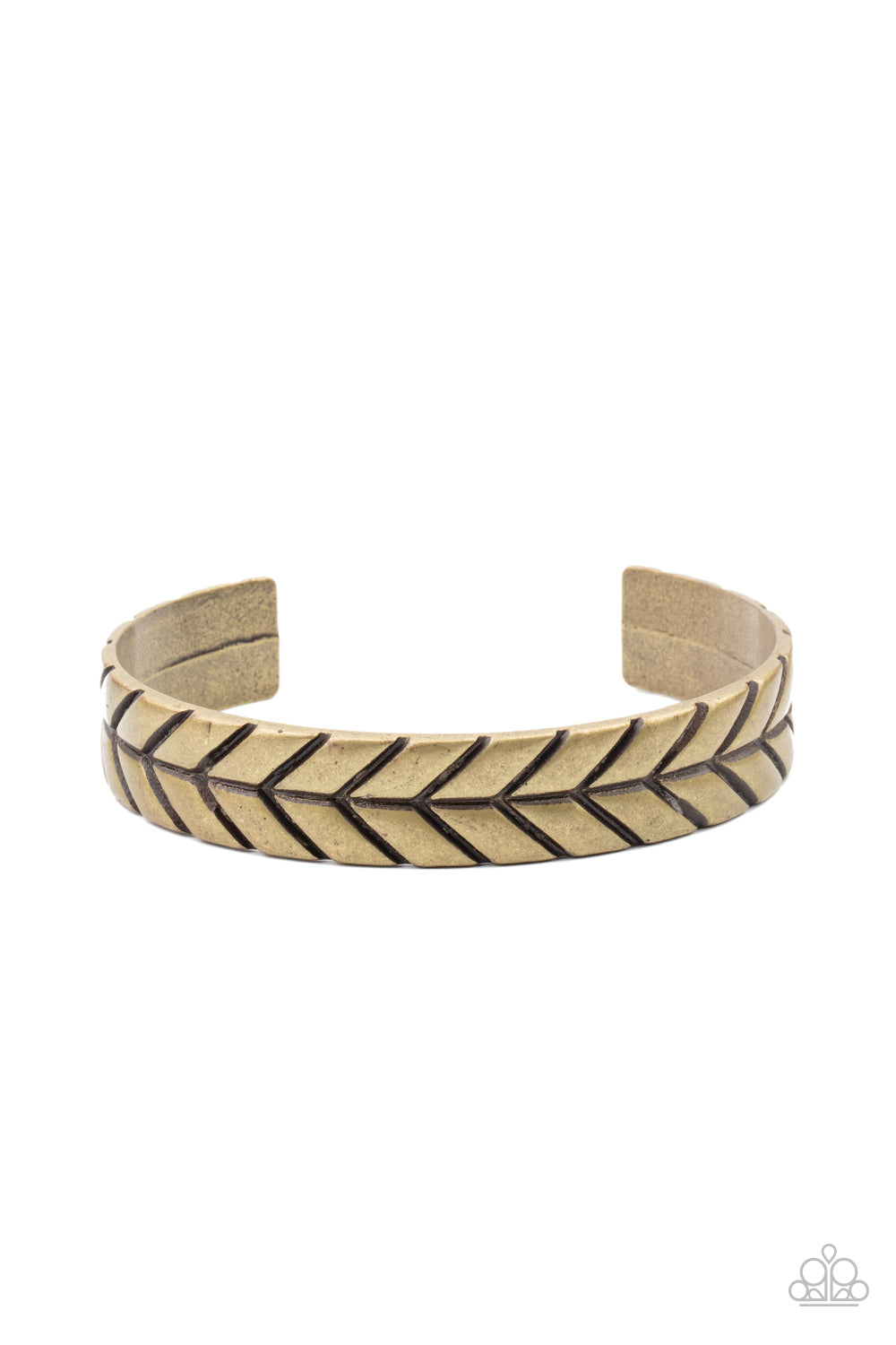 Ancient Archer - Brass Paparazzi Men's Bracelet