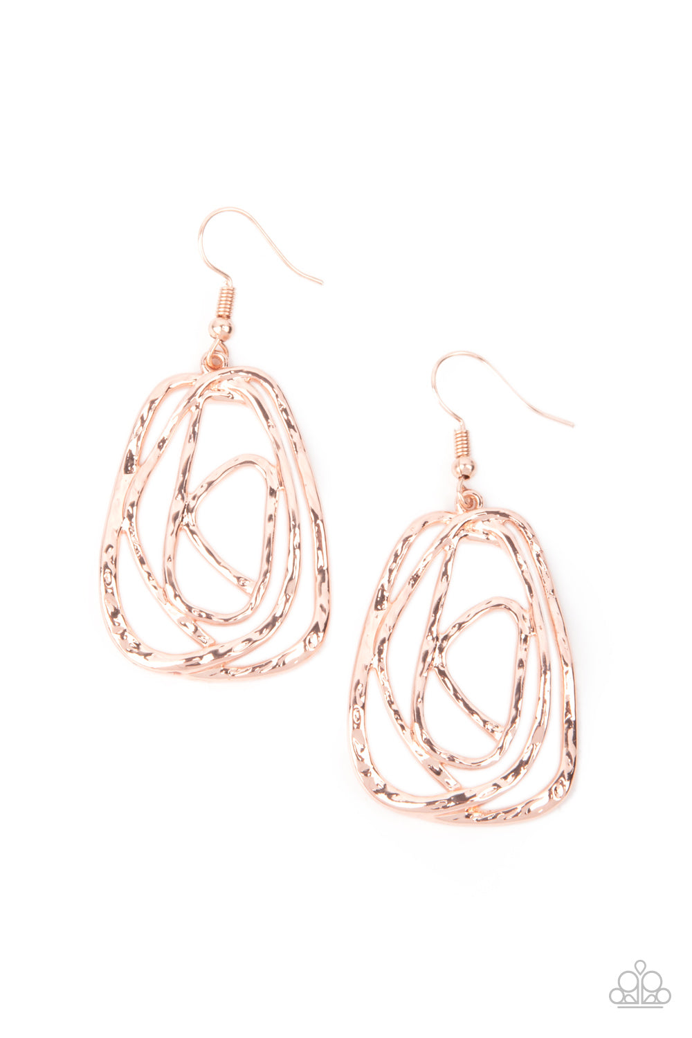 Artisan Relic - Rose Gold Paparazzi Earrings