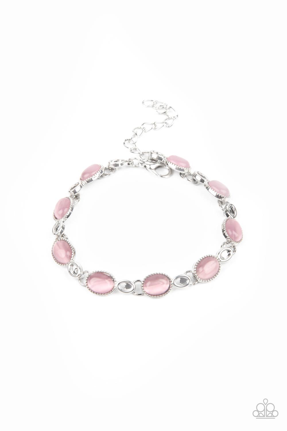 Blissfully Beaming - Pink Paparazzi Bracelet (#2928)