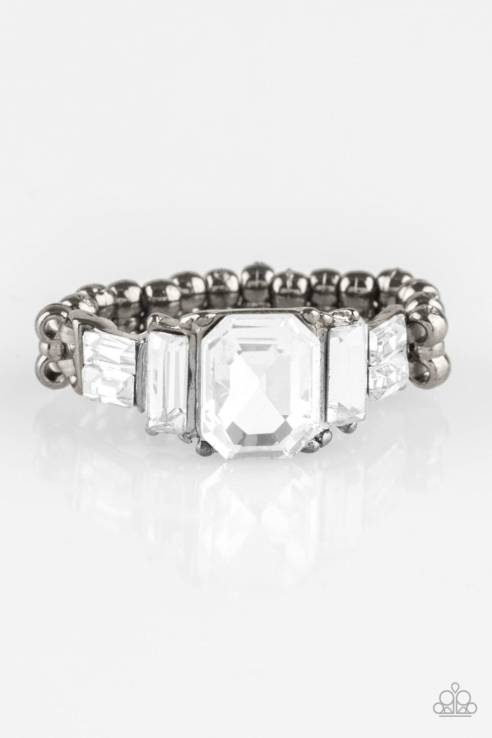 Born To Rule - Black-Paparazzi Ring (R068)