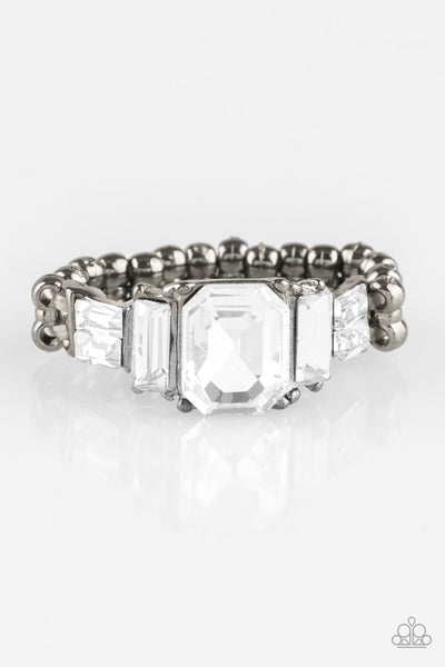 Born To Rule - Black-Paparazzi Ring (R068)