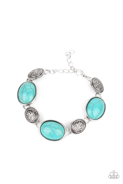 Cactus Country - Blue Paparazzi Bracelet