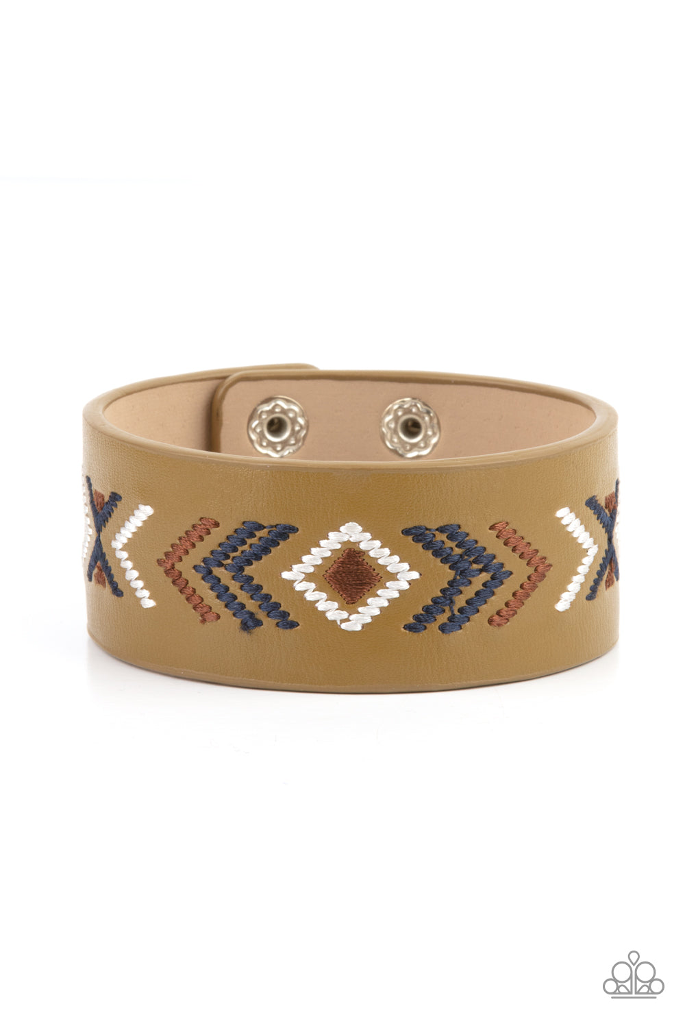 Cliff Glyphs - Multi Paparazzi Wrap Bracelet