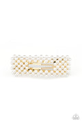 Paparazzi Hair Accessories Clutch Your Pearls - Gold(#2075)