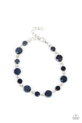 Colorfully Cosmic - Blue Paparazzi Bracelet