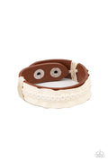Country Craft Time - Brown Paparazzi Urban Wrap Bracelet