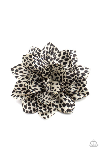 Deep In The Jungle - White Paparazzi Hair Accessories