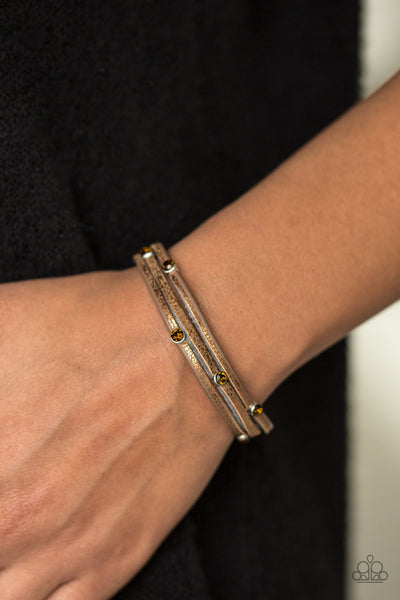 Paparazzi Urban Wrap Bracelet - Drop A SHINE - Copper (W113)