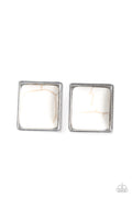 Paparazzi Earrings - Eco Elegance - White (#1678)