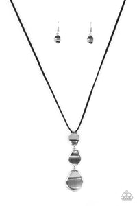 Paparazzi Long Necklace - Embrace The Journey - Black (#711)